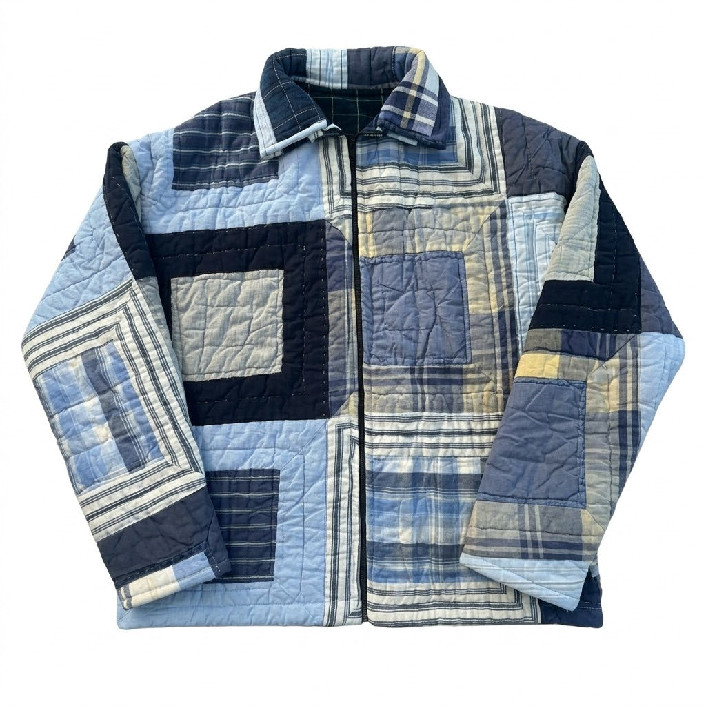 Framed Square Quilt Hoodie/Jacket