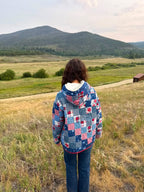 USA Quilted Hoodie
