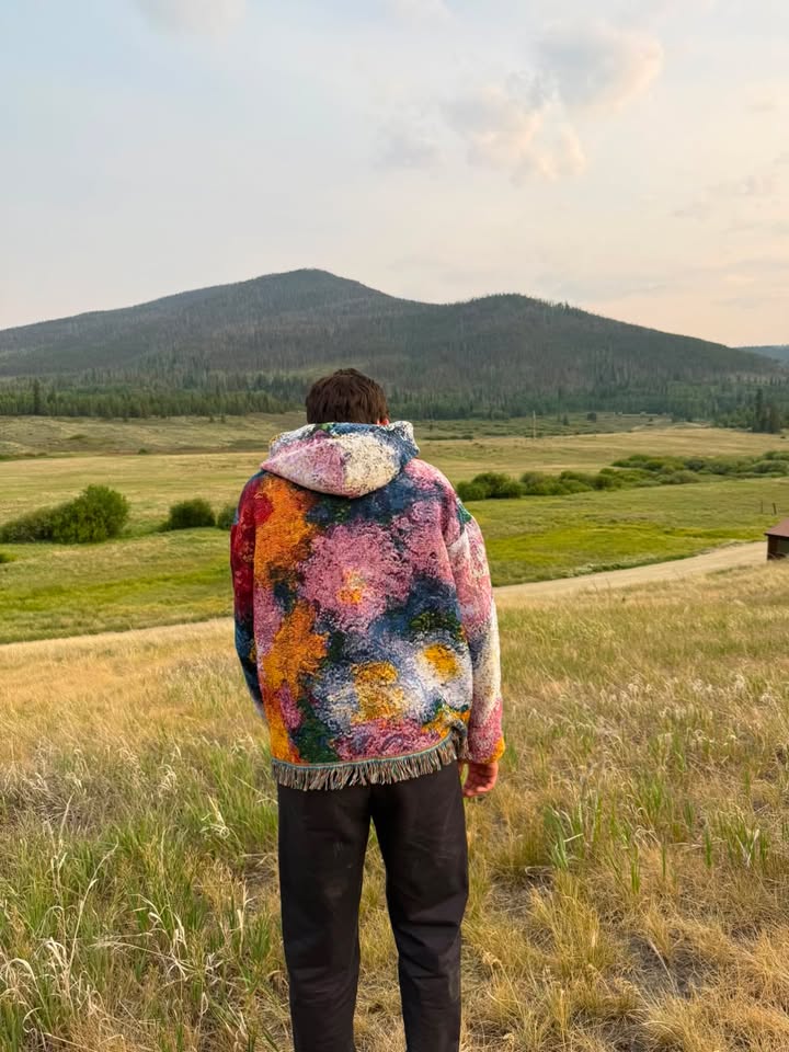 Flowers Tapestry Hoodie