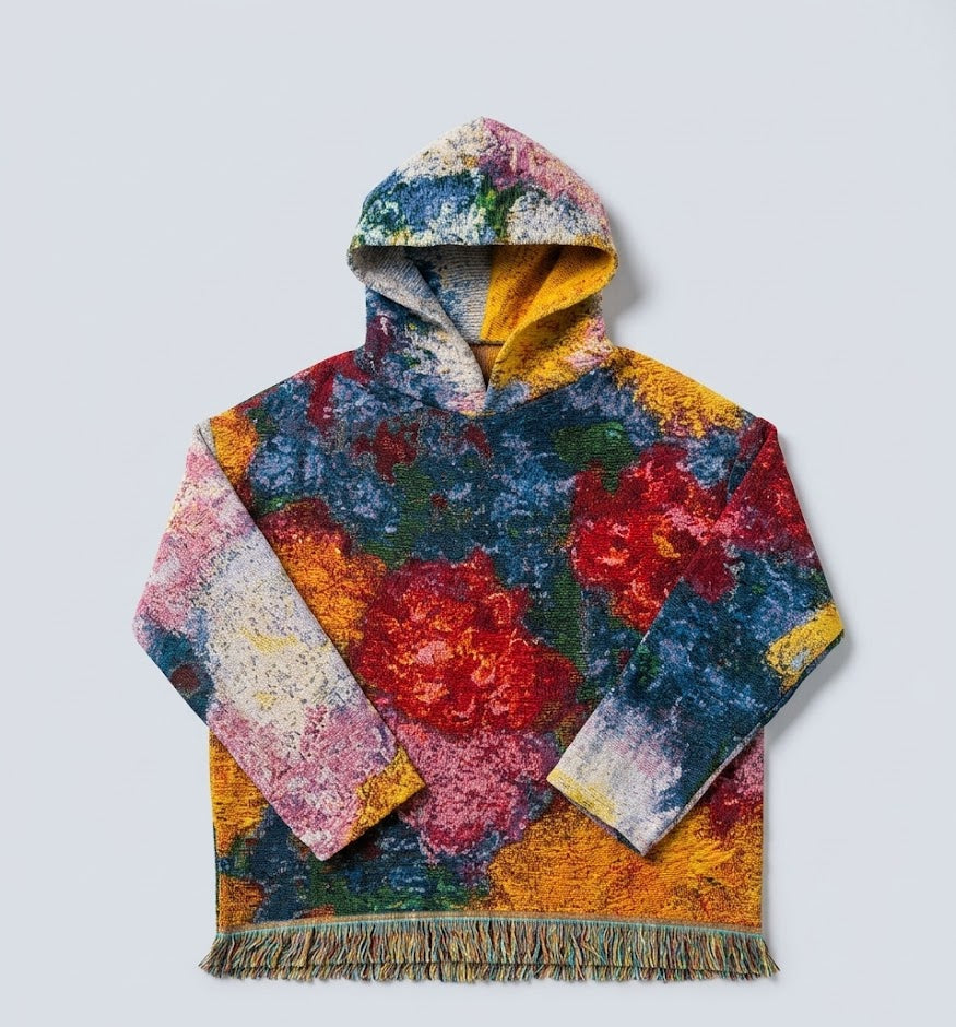 Flowers Tapestry Hoodie
