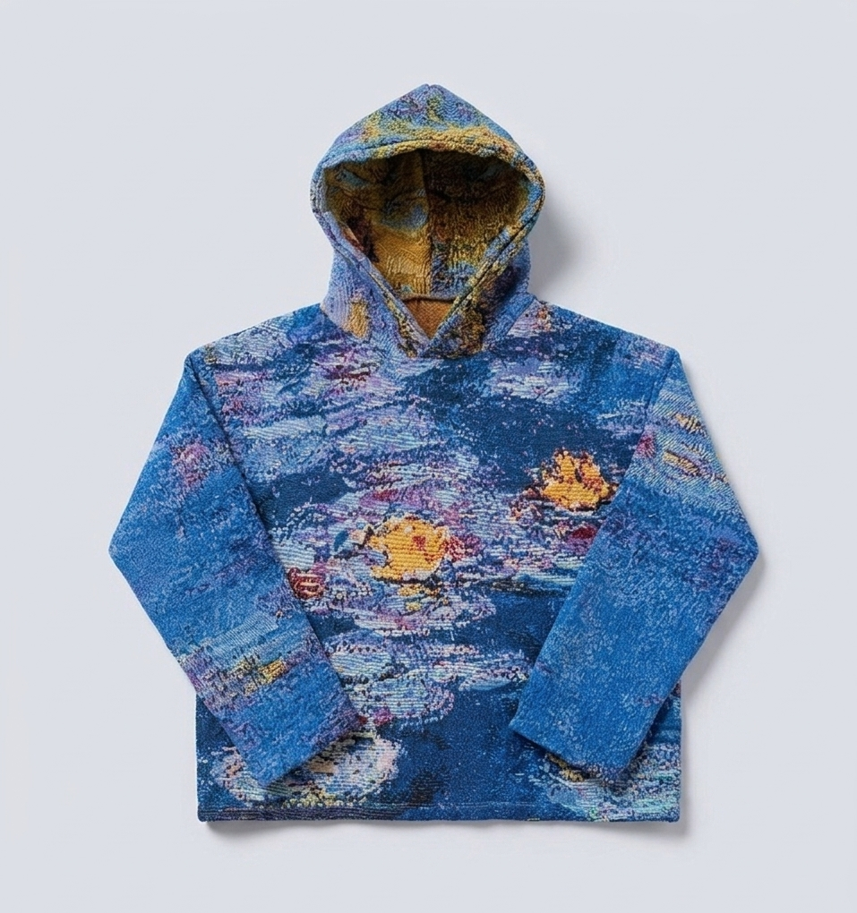 Water Lillies Tapestry Hoodie