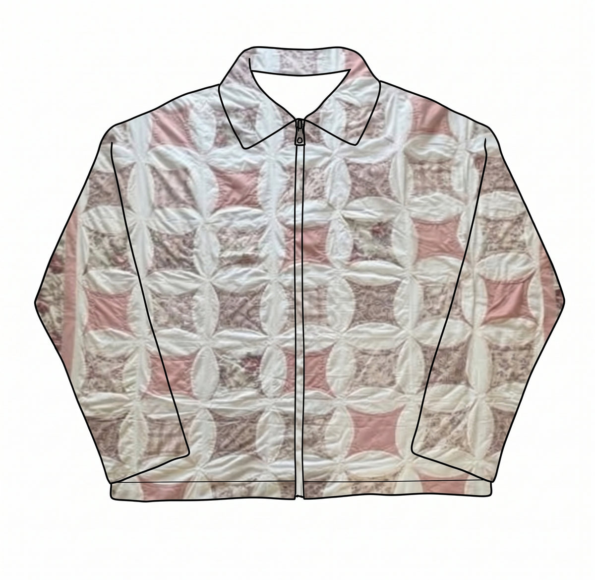Cathedral Window Quilt Hoodie/Jacket