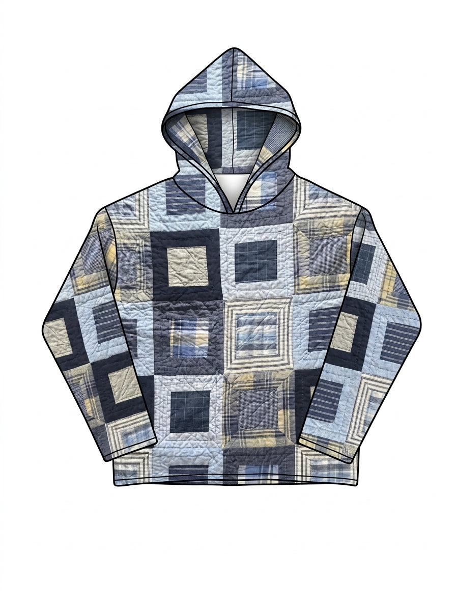 Framed Square Quilt Hoodie/Jacket