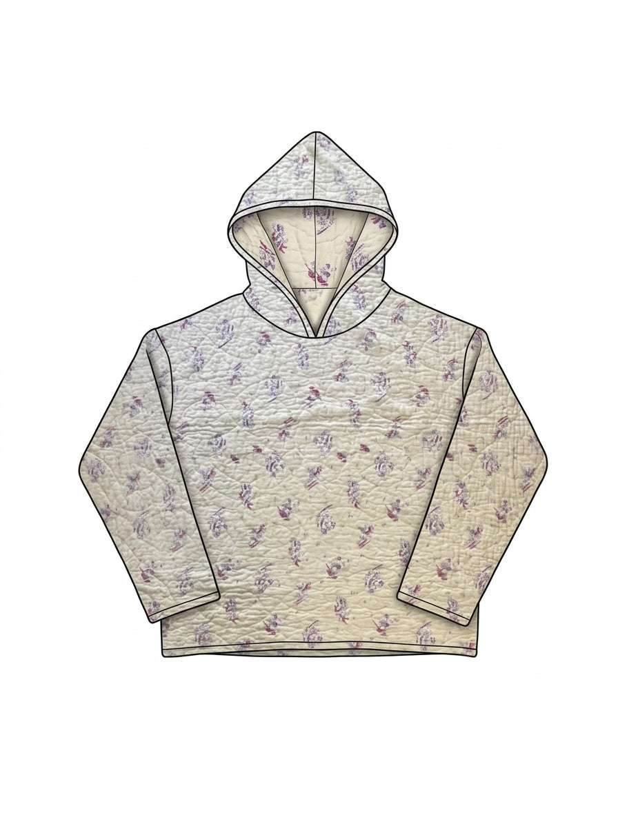 Wholecloth Pirate Quilt Hoodie/Jacket
