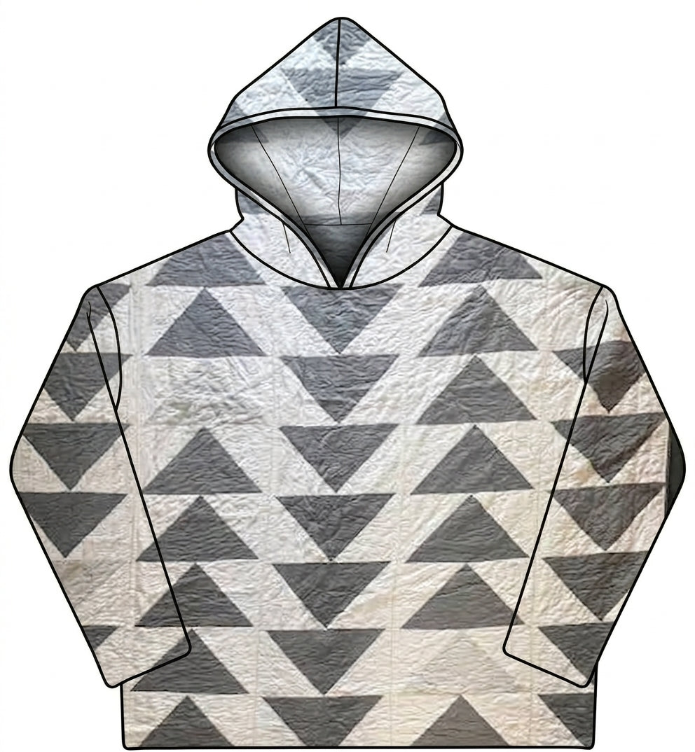 Flying Geese Quilt Hoodie/Jacket
