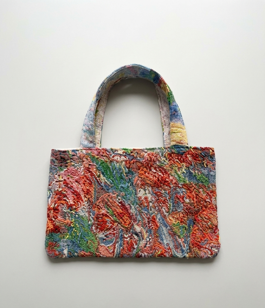 Sky and Flowers Tote Bag