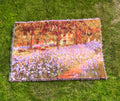Monet Garden - Jacquard Woven Blanket