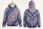 USA Quilted Hoodie